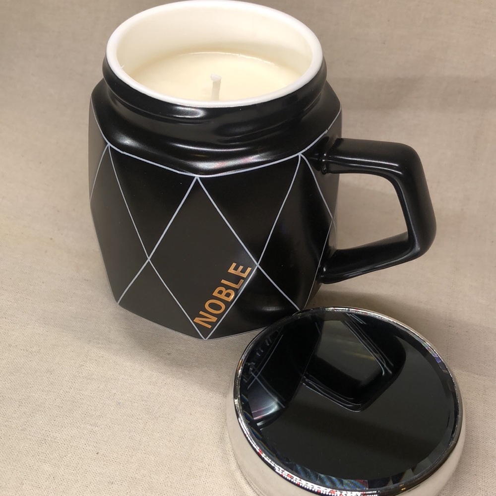 Handmade soy candle “NOBLE” mug